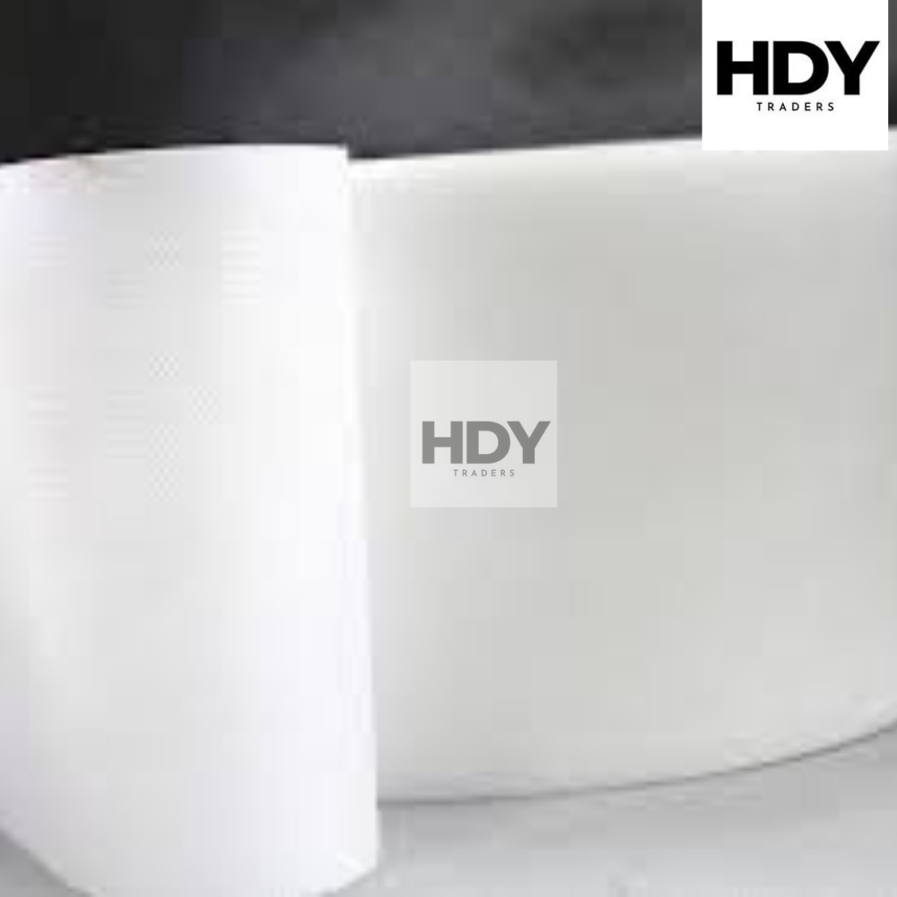 Premium Hard Ladies Chepi Buckram – 2 Ghaz Single-Sided Fusible Stabilizer for Perfect Neck Designs (20-Inch Wide)