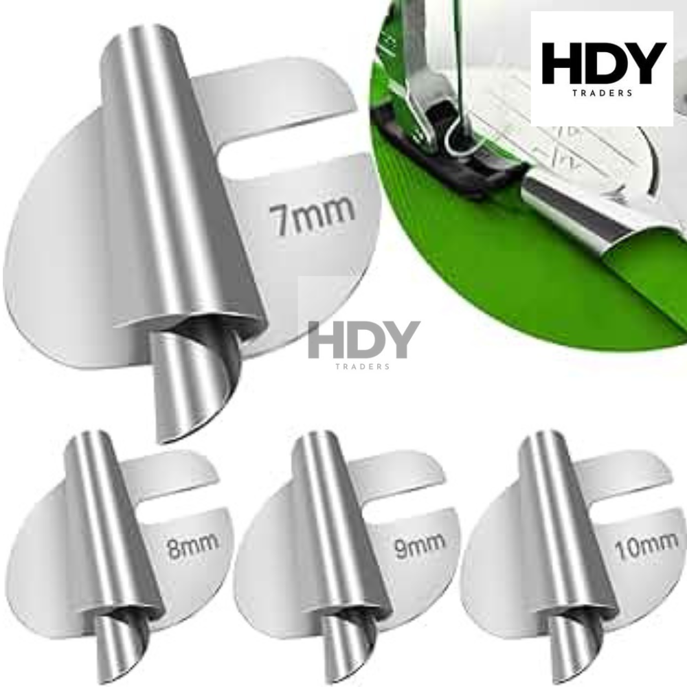 4-Pcs Stainless Steel Rolled Hem Foot Set (3mm-6mm) – Universal Spiral Hemmer Kit for Sewing Machines