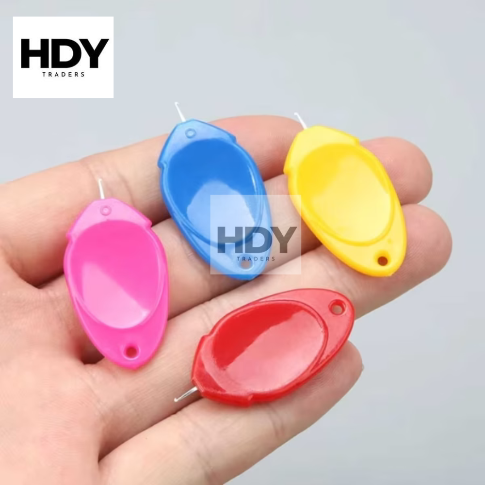 4 Pics DIY Needle Threader Machine Elderly Guide Needle Easy Device