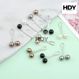 8-Pcs Premium U-Shaped Hijab Clips – Multicolor Snag-Free Scarf Pins & Brooches for Secure Hijab Styling