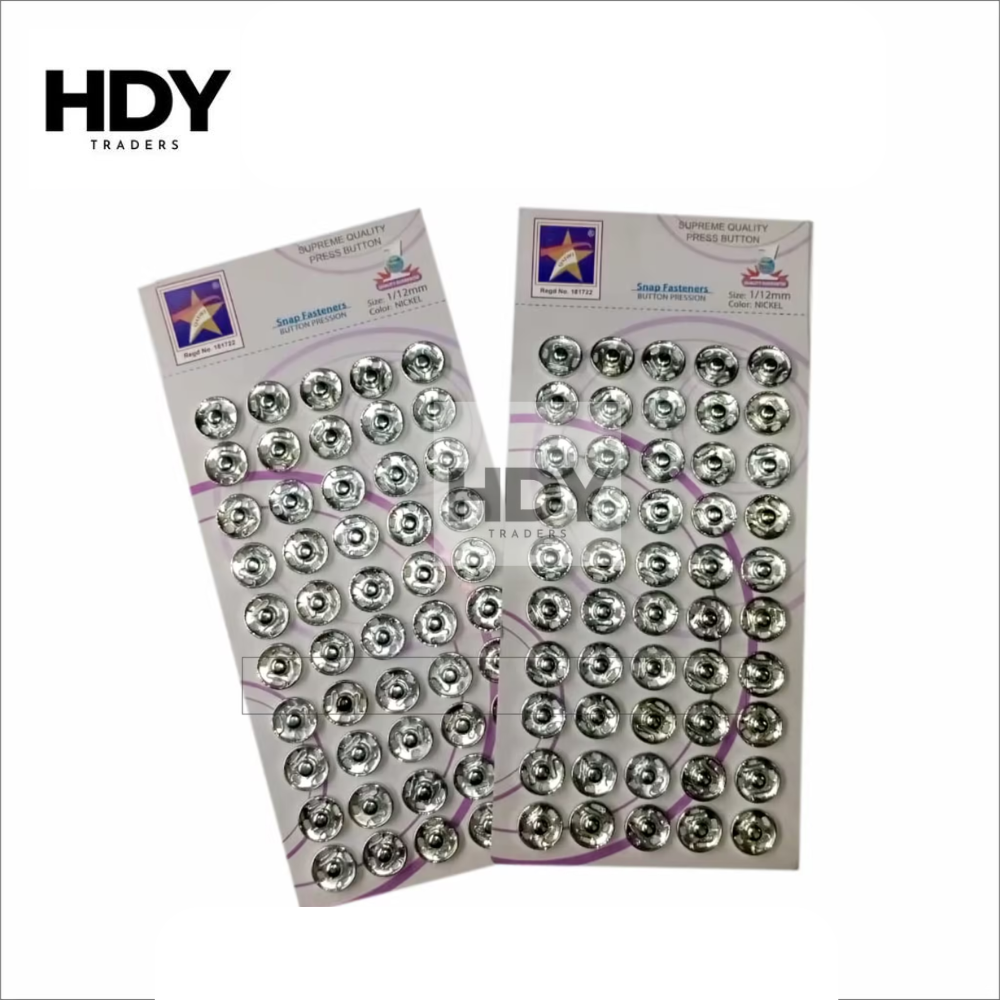 TitanSnap Heavy-Duty Silver Press Buttons (50-Piece Value Pack)