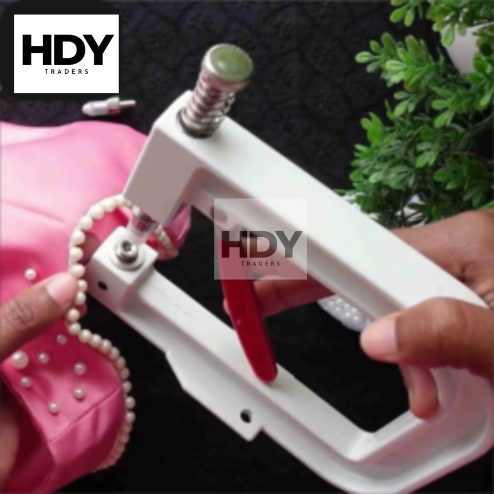 Complete Snap Button Plier Kit with 50 Metal Snaps | Easy DIY Press Tool for Clothing & Crafts