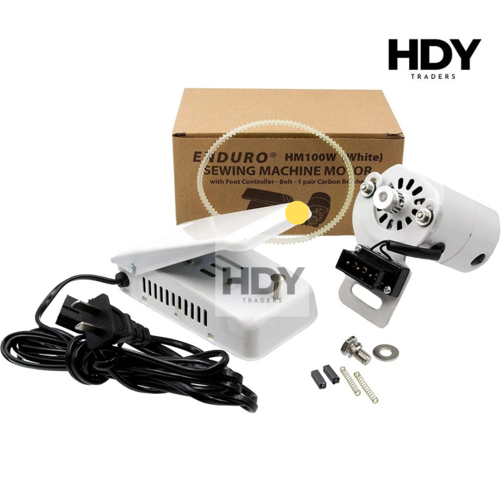 150W High-Power Sewing Machine Motor Kit | 100% Pure Copper Winding & Foot Pedal