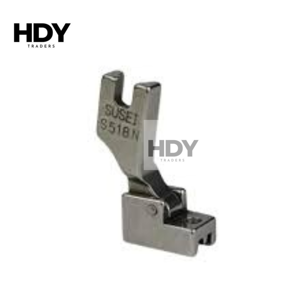 S518NS Industrial Invisible Zipper Foot | Precision Hidden Stitching Attachment