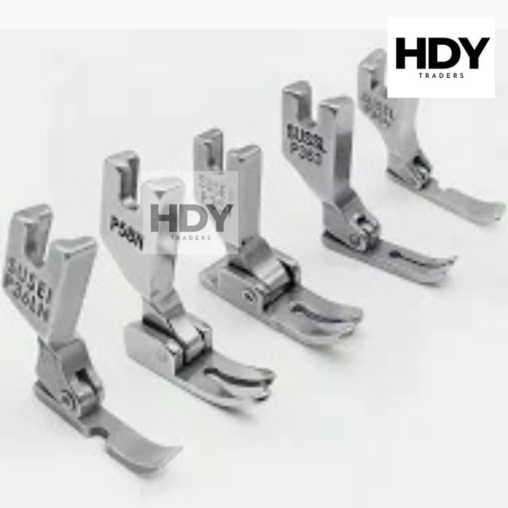 6-Piece Industrial Sewing Machine Presser Foot Combo | Professional Set with Quick-Change Screw