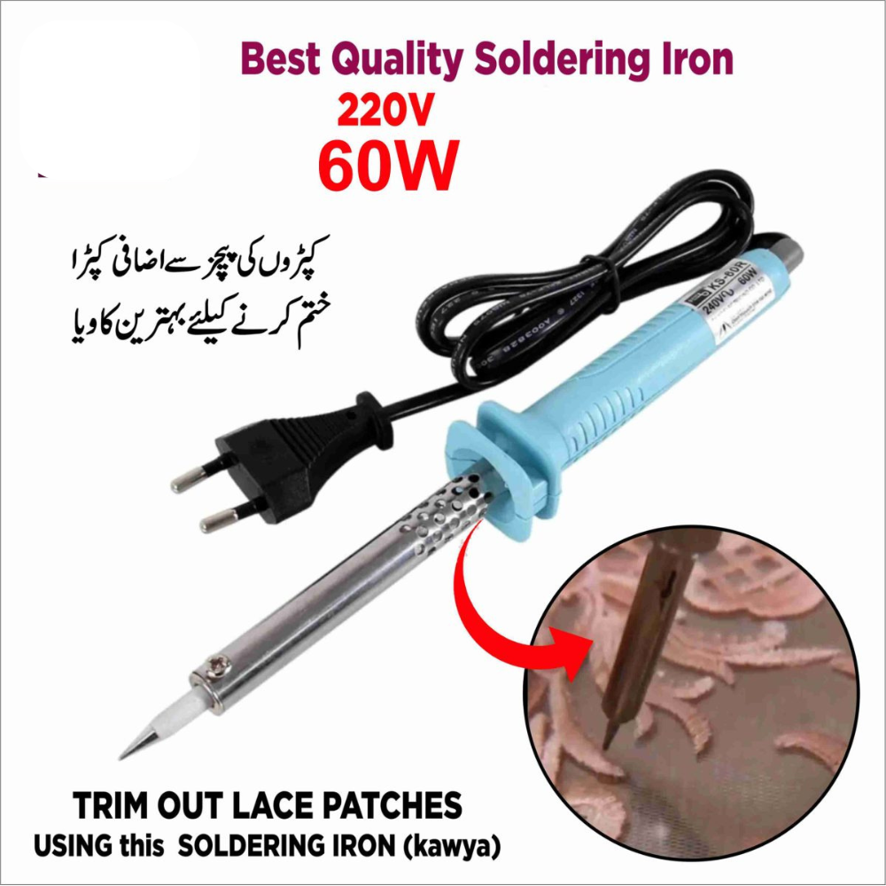 Premium 60W Electric Kawya Soldering Iron for Dresses | Professional Heat Styling Tool